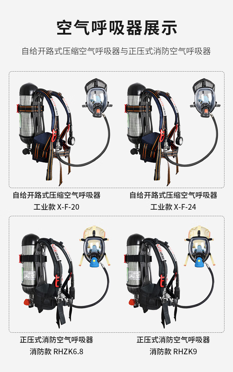 正压式消防空气呼吸器：保护您在危险环境中的呼吸